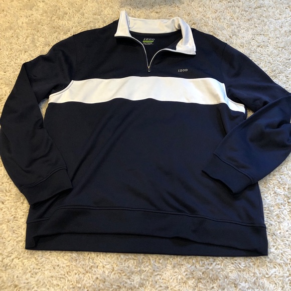 IZOD Perform Golf Quarter Zip - Picture 3 of 4